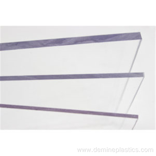 Anti scratch clear solid polycarbonate panel